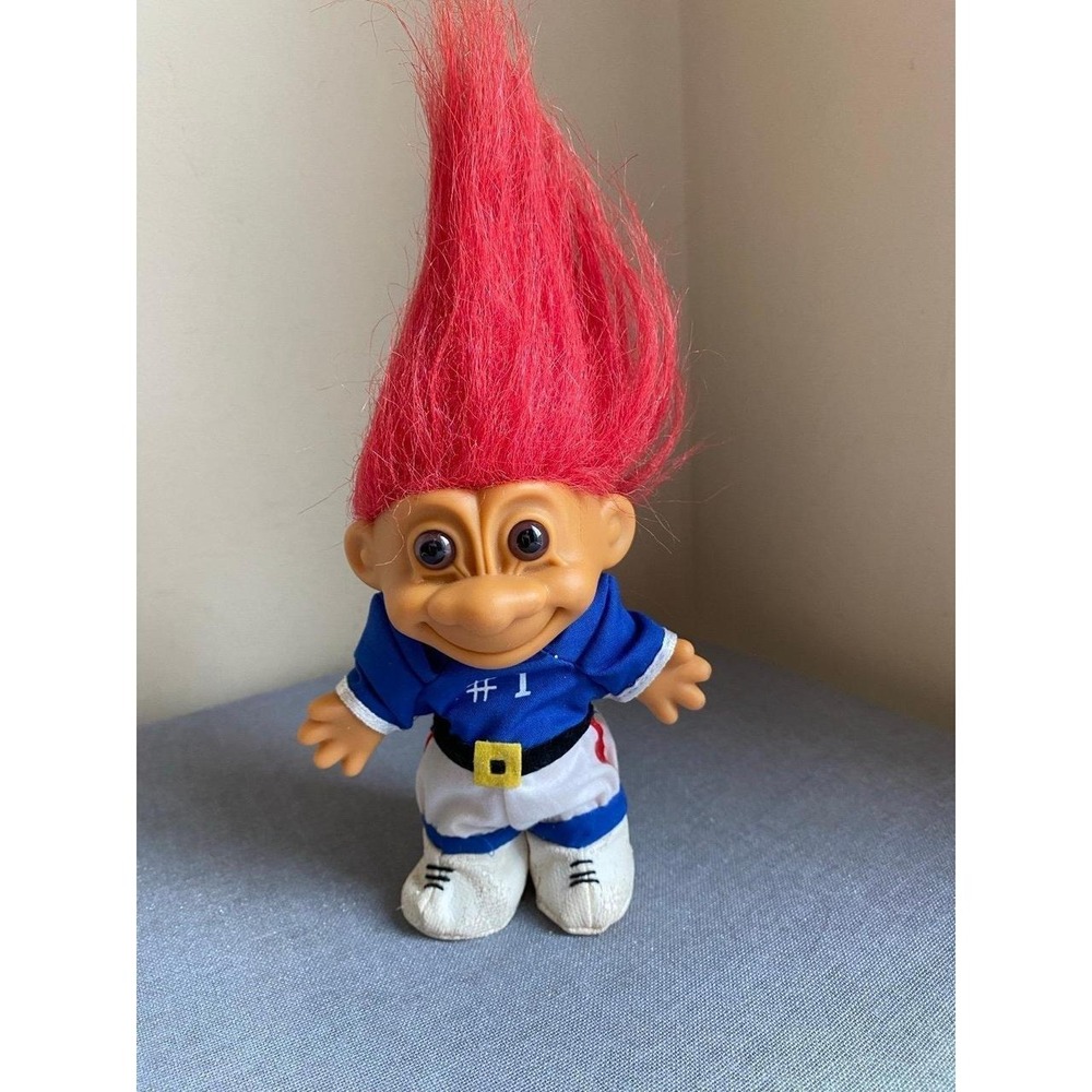 Troll Vintage Russ Football Player #1 Toy Doll s14